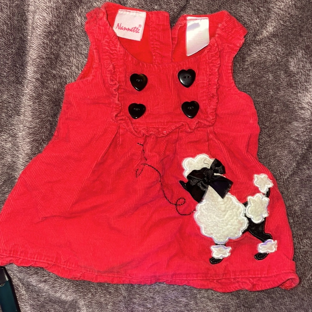 0-3 months Poodle dress